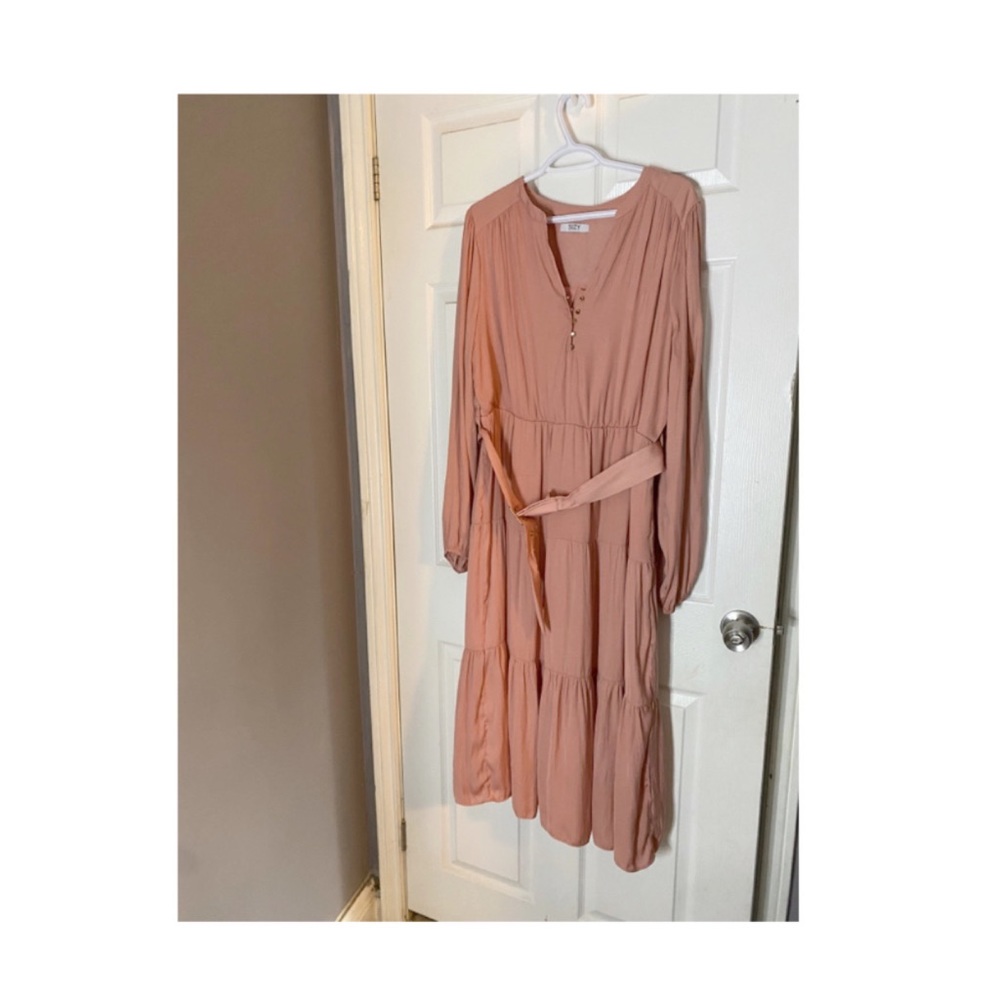 ‘Dusty Rose Long Dress’🌸